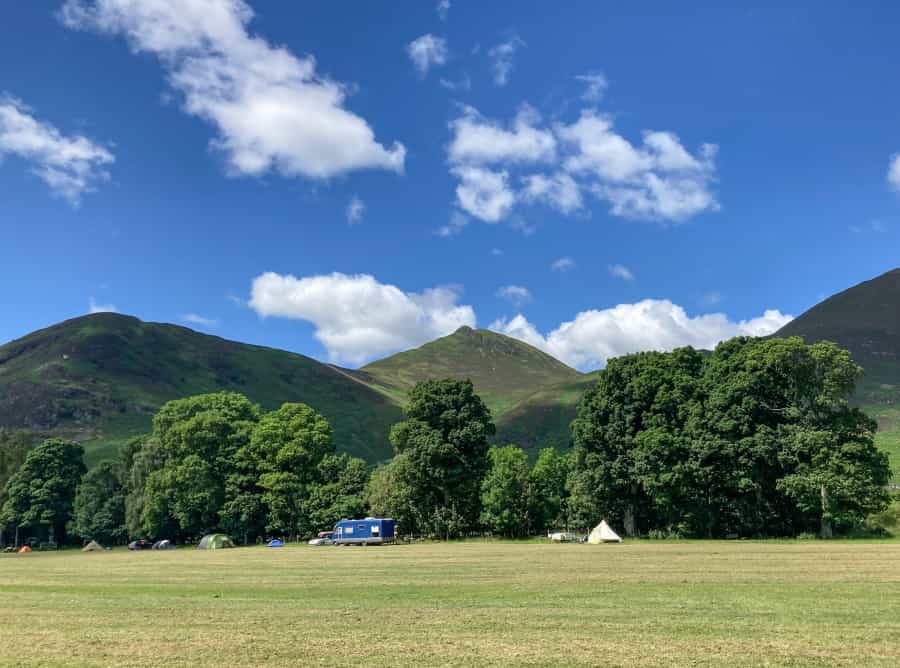Newland Valley pop-up campsite, Lake District UK