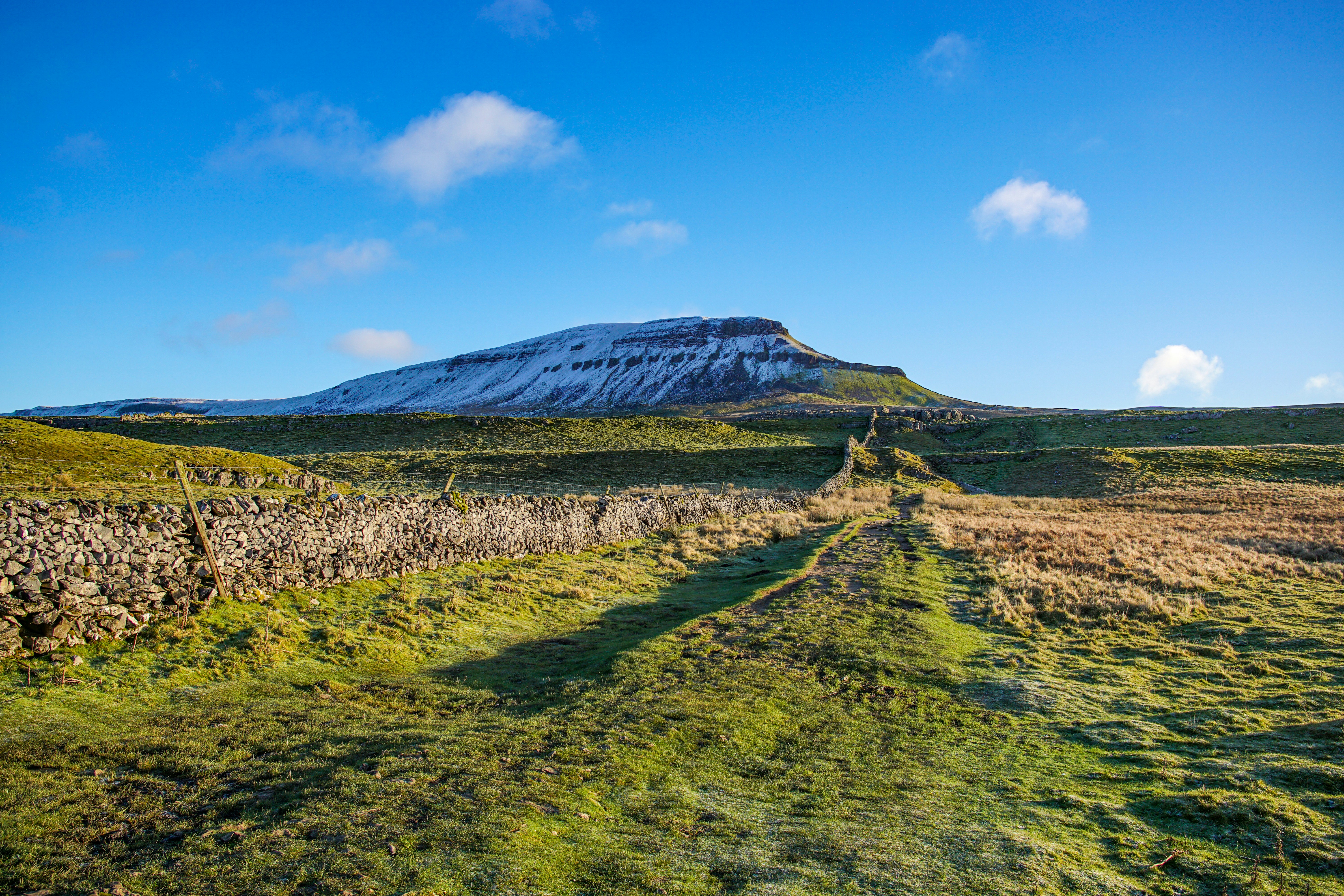 Part of the Three Peaks Challenge, Pen-y-Ghent in the snow (Tom Wheatley/Unsplash)