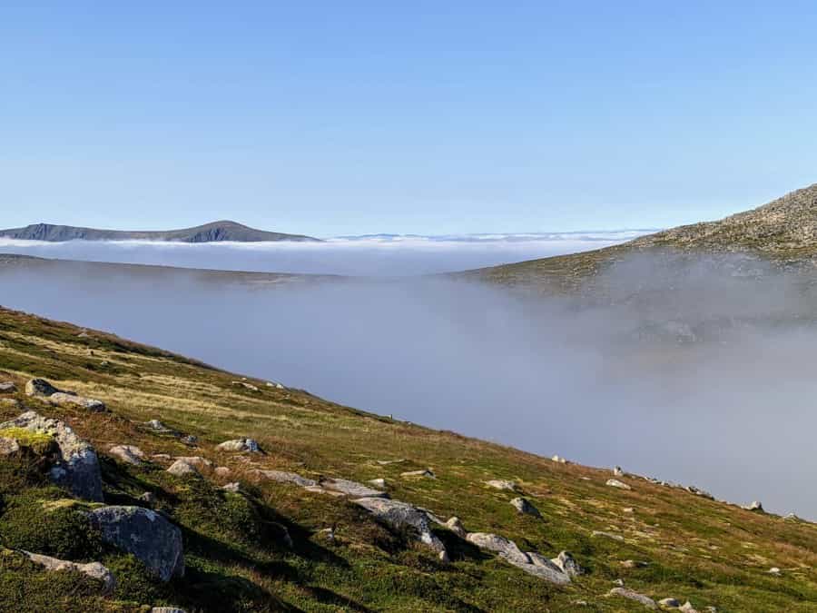 Cloud inversion at the top of Cairn Gorm by Jacob Brennan
