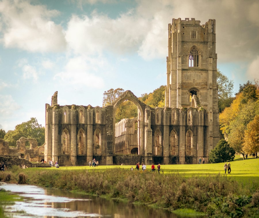 There’s plenty of space for kids to run about at Fountains Abbey (Ben Wicks/Unsplash)
