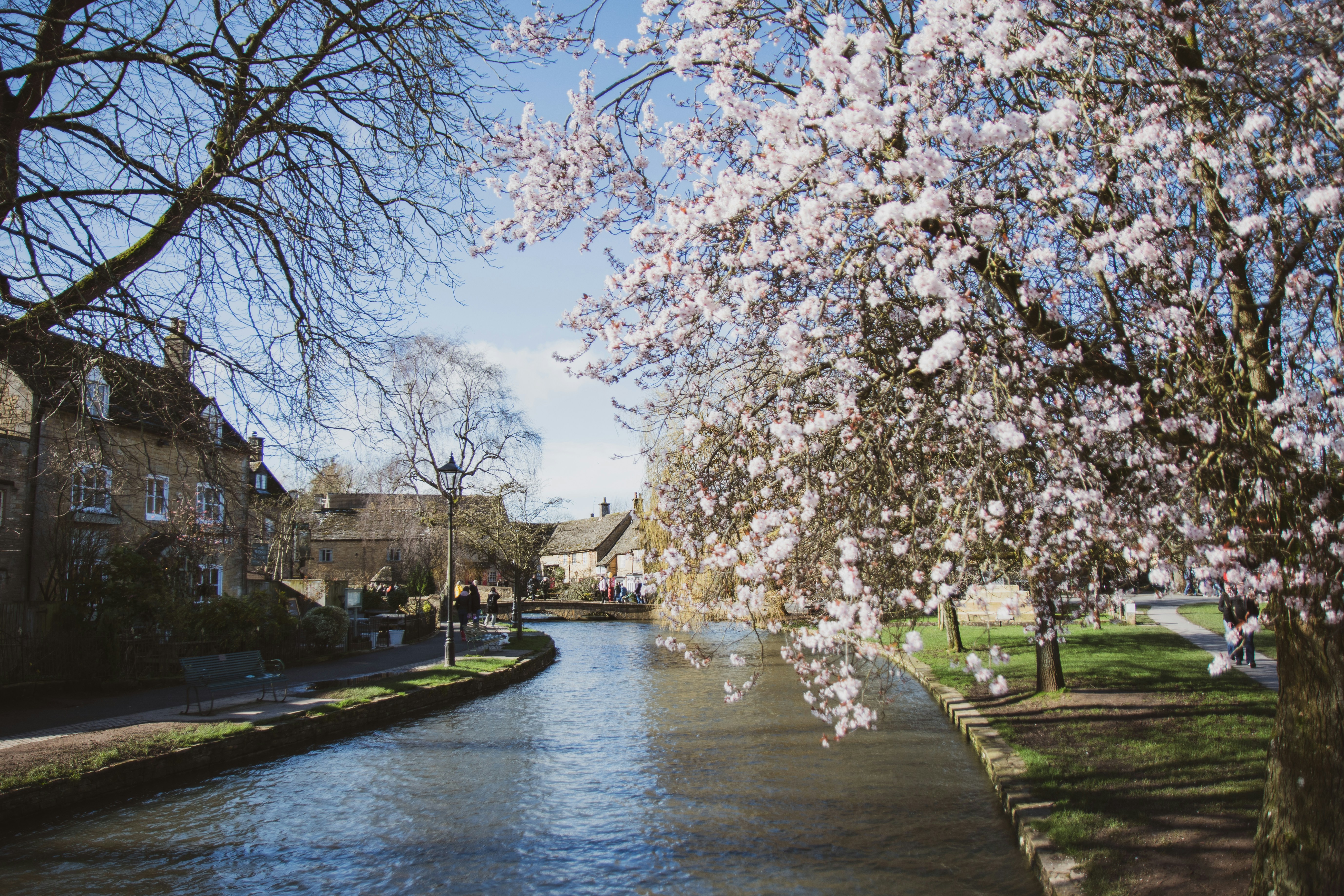 Springtime at Bourton-on-the-Water in the Costwolds (Simon Godfrey/Unsplash)