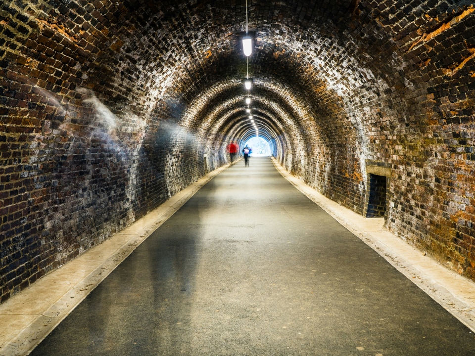Tunnel on the Keswick Railway Path