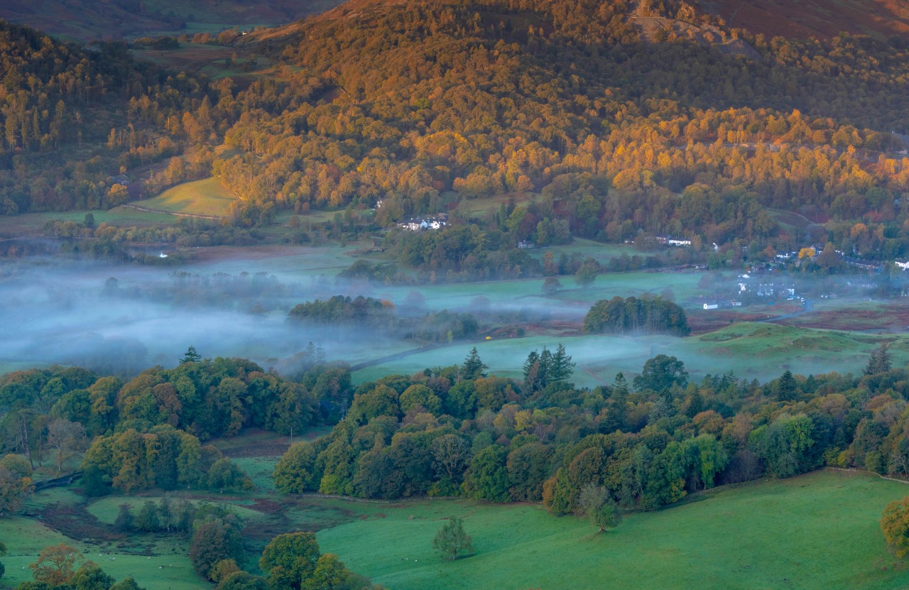 An autumnal Ambleside in the Lake District National Park (Jonny Gios/Unsplash)