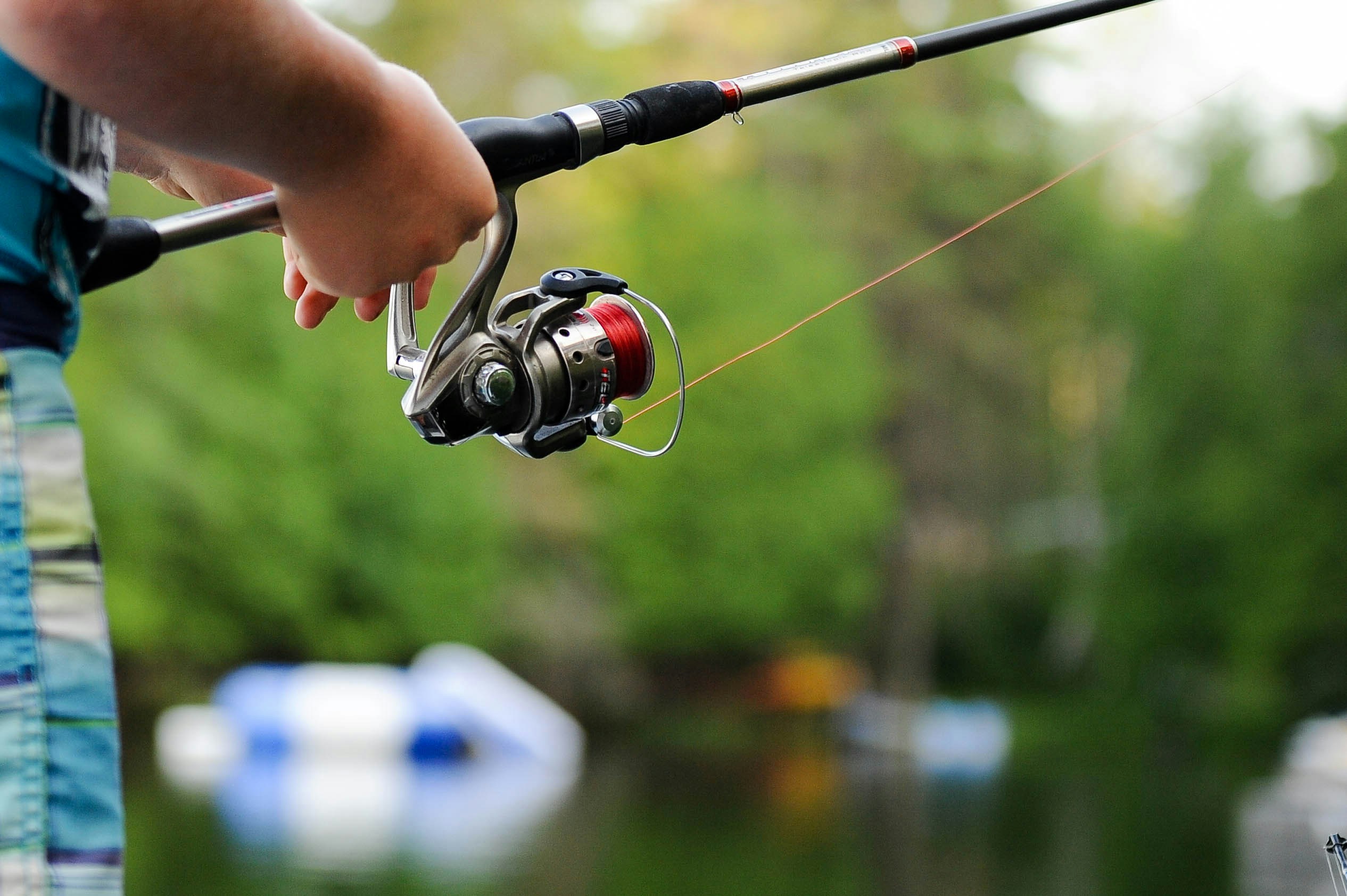 Fishing is a popular activity at Emberton Country Park (Clark Young/Unsplash)