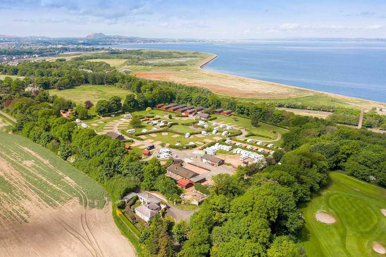 Coastal camping in East Lothian Coastal camping in East Lothian