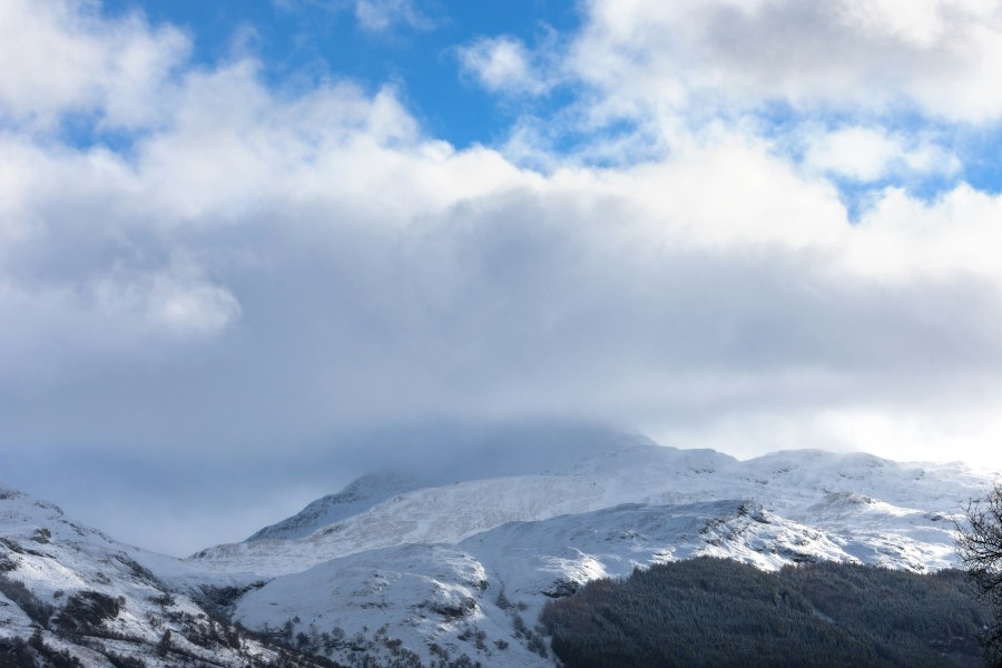 The snow-clad Arrochar Alps in winter (Gary Ellis/Unsplash)