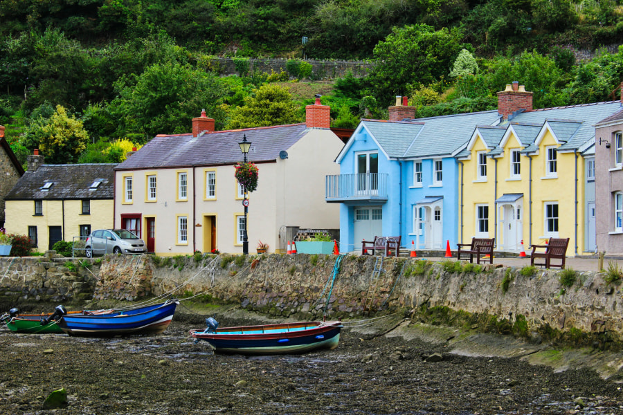 The colourful houses around Solva harbour (Lisa Baker/Unsplash)