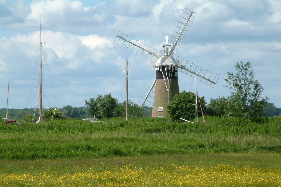 St Benet’s Mill, The Broads (Steven Winter/Unsplash)