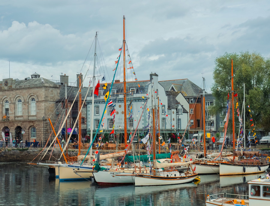 The Barbican, part of Plymouth’s historic waterfront area (Brian Aitkenhead/Unsplash)