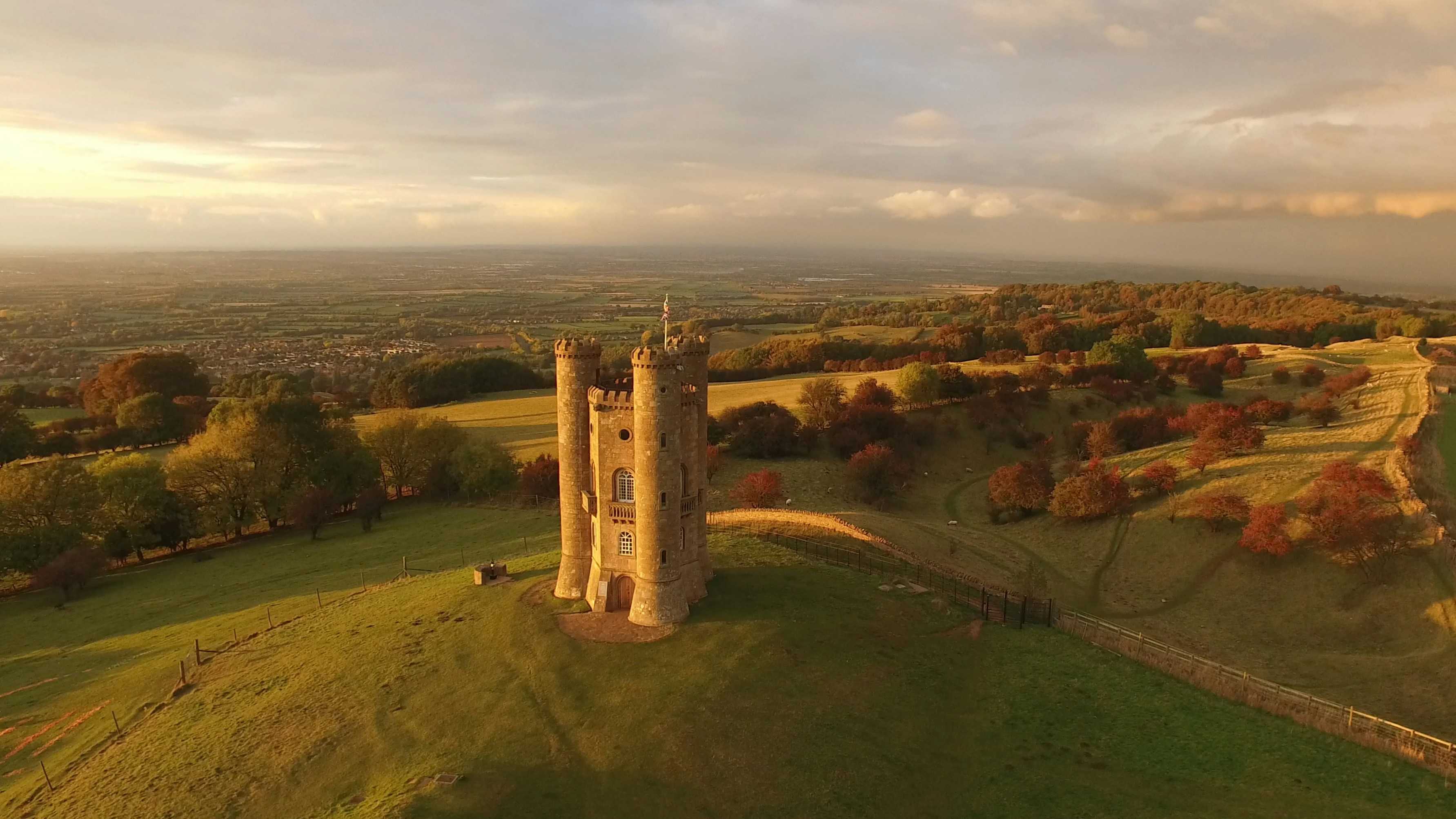 Broadway Tower in late autumn sunshine (Colin Watts/Unsplash)