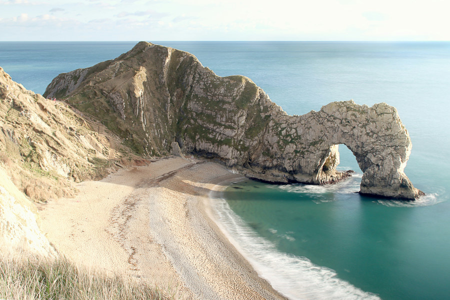 Durdle Door is one of the most popular spots on Dorset’s Jurassic Coast (Duncan Sparks/Unsplash)